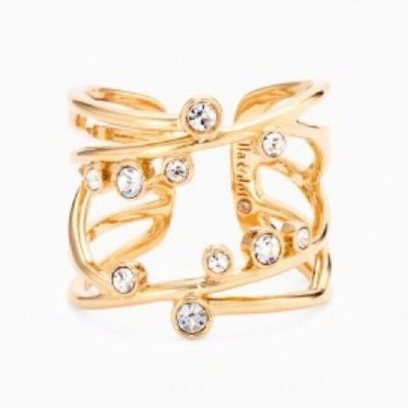 Stella & Dot Celestial Sparkle Ring - Gold - M/L (7-8) - Picture 6 of 6